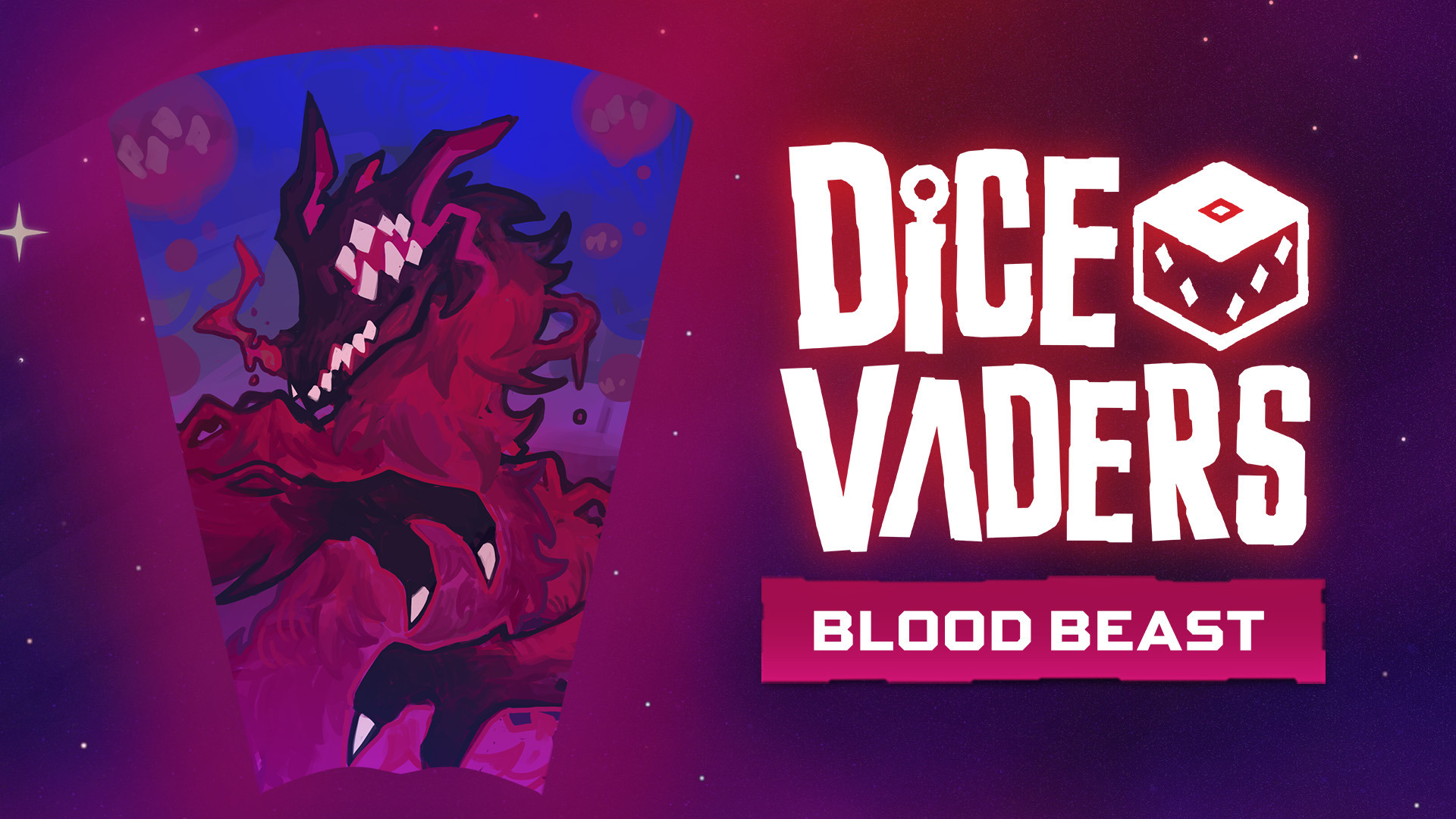 Official Dicevaders Blood Beast commander illustration
